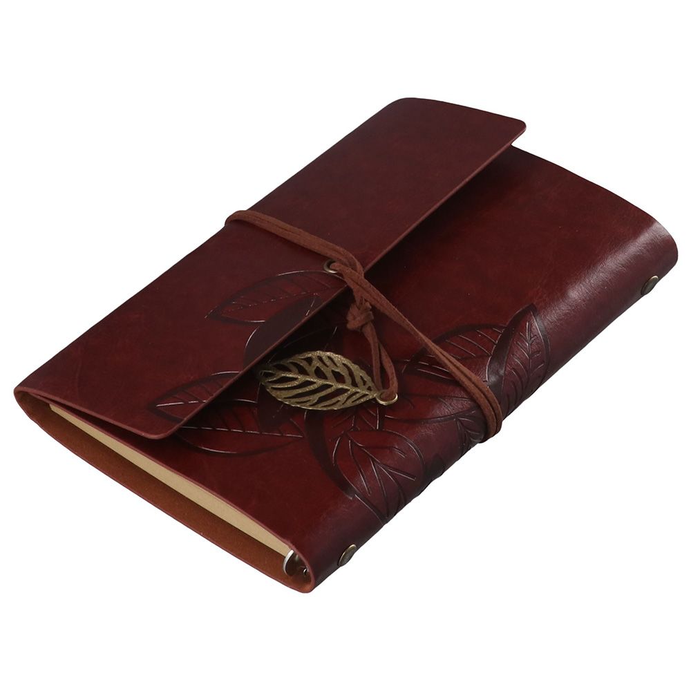 Vintage Leather Journal Notebook - Taccuino da viaggio vintage in pelle