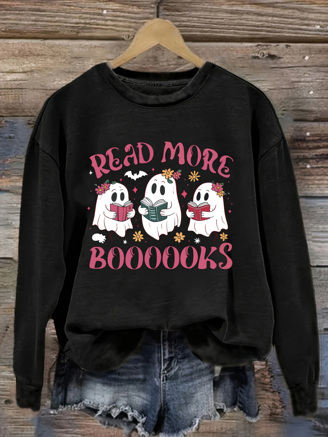 Books - Maglietta Casual da Donna a Maniche