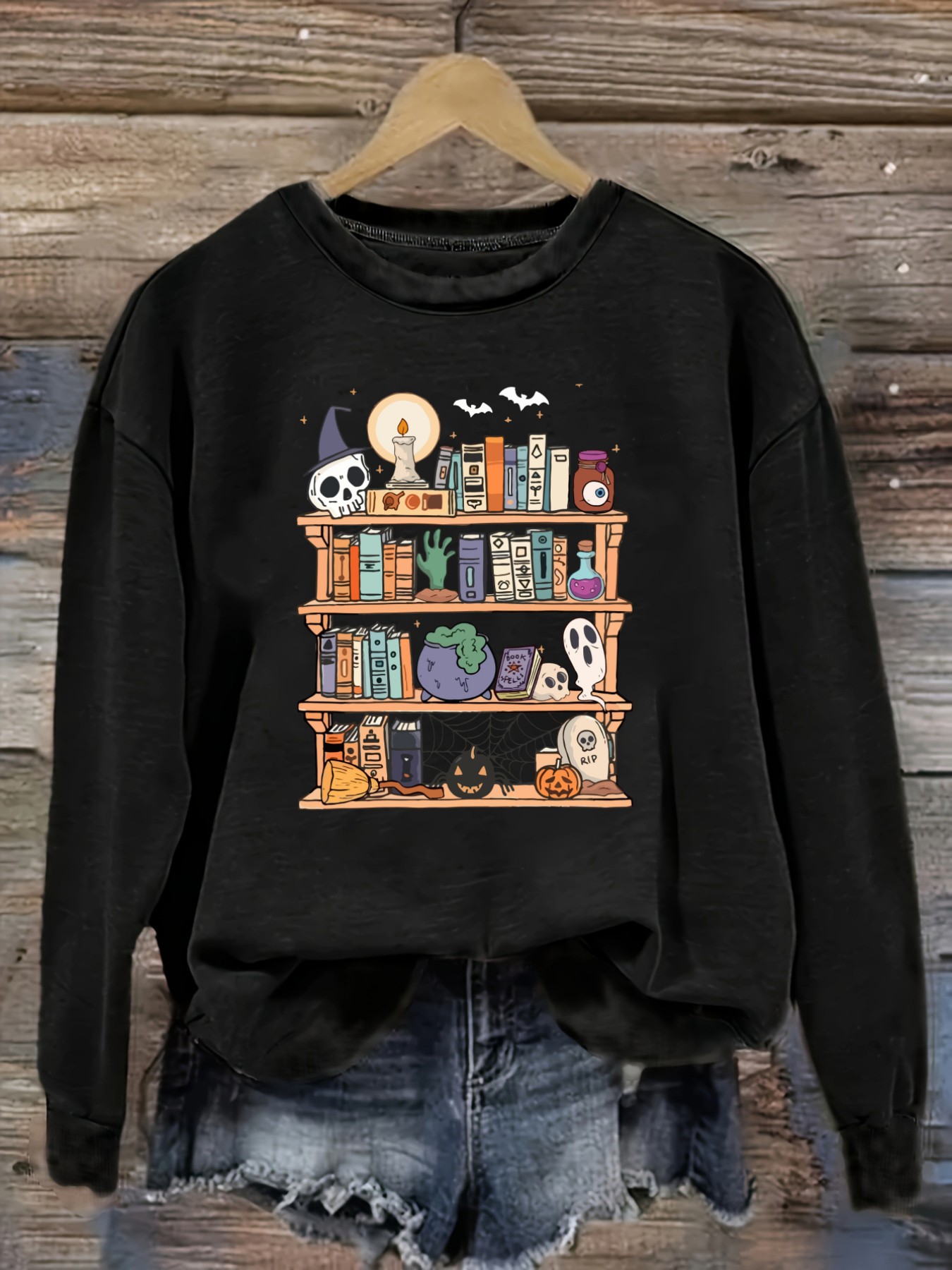 Books - Maglietta Casual da Donna a Maniche