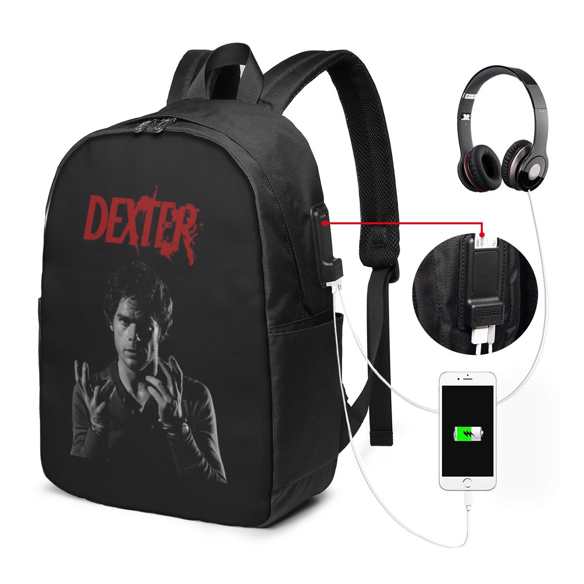 Movies - Zaino Movie Dexter Morgan, borsa da
