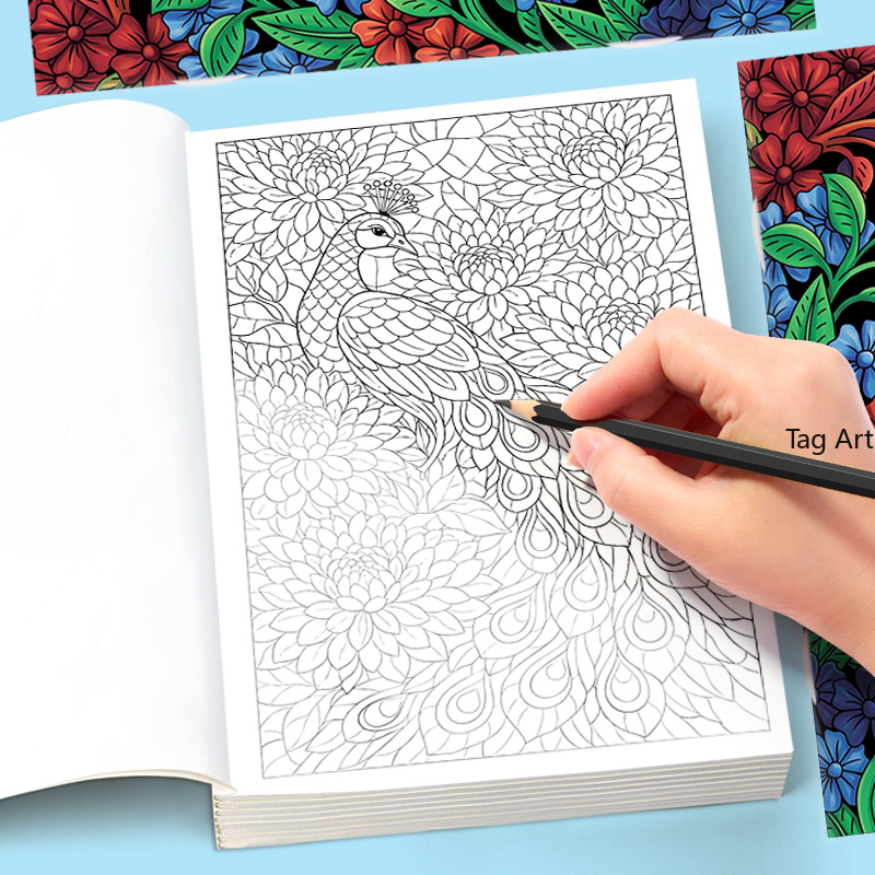 Libro da colorare per adulti a - Adult Coloring Book Stress Relief recensione e prezzo