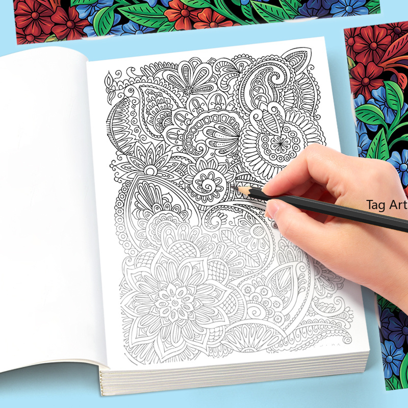 Libro da colorare per adulti a - Adult Coloring Book Stress Relief recensione e prezzo