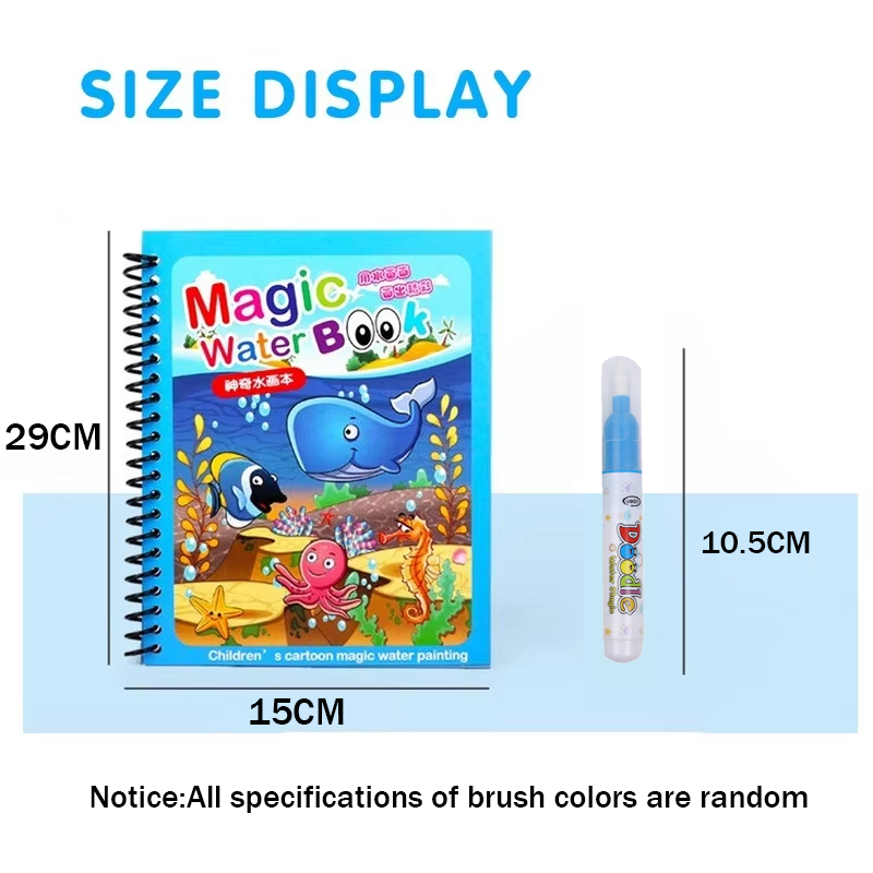 1pc riutilizzabili per bambini - Reusable Water Magic Coloring Book recensione e prezzo