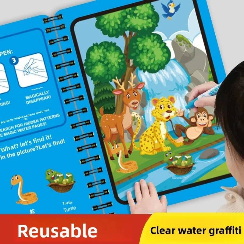 Giocattoli Montessori Libro da - Reusable Water Magic Coloring Book recensione e prezzo