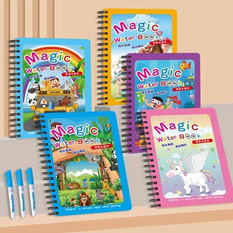 Giocattoli Montessori Libro da - Reusable Water Magic Coloring Book recensione e prezzo