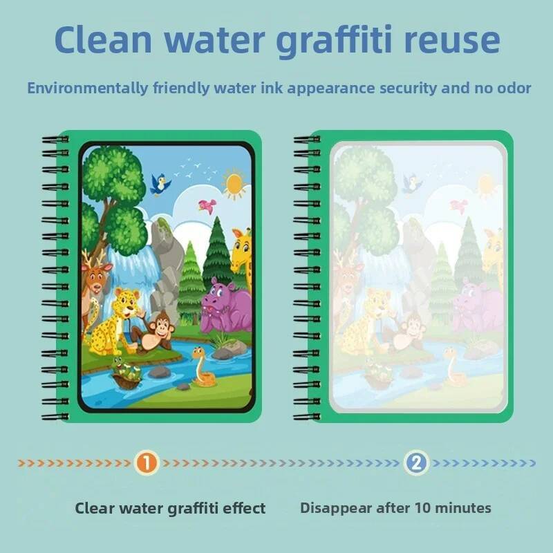 Giocattoli Montessori Libro da - Reusable Water Magic Coloring Book recensione e prezzo