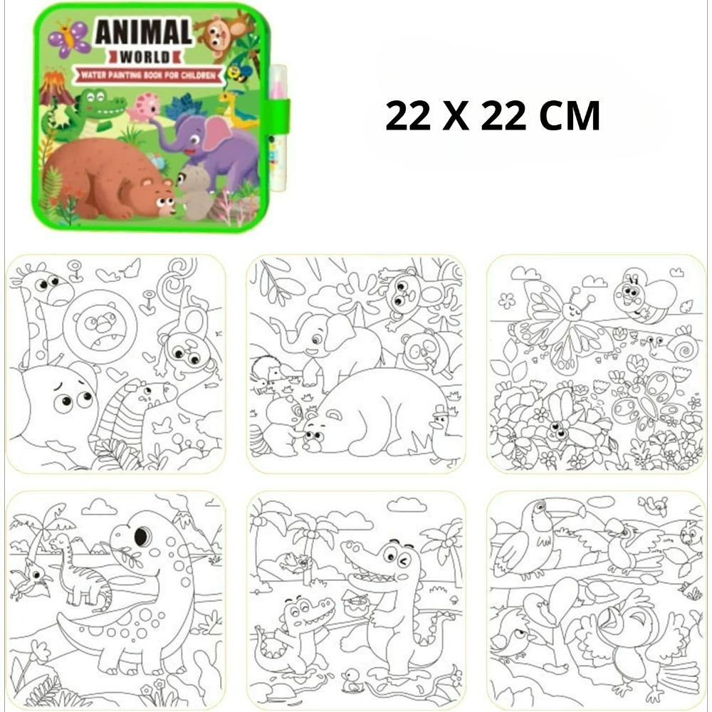Set di libri da colorare ad ac - Reusable Water Magic Coloring Book recensione e prezzo