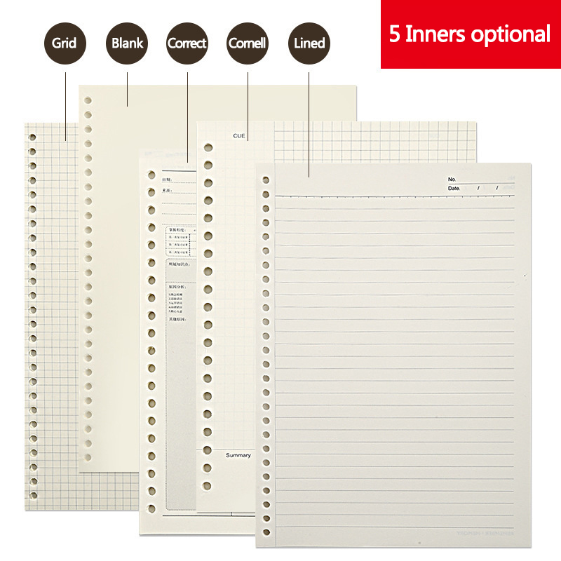 Griglia di linea A5 B5 20 fori - A5 Spiral Dotted Grid Notebook recensione e prezzo