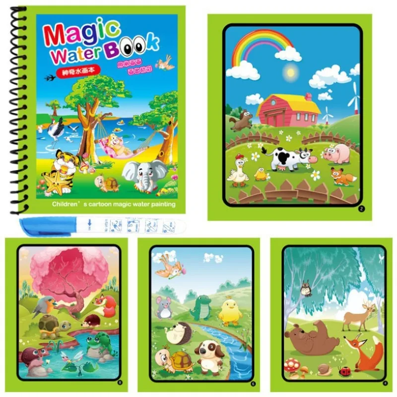 1Pc riutilizzabile libro d'acq - Reusable Water Magic Coloring Book recensione e prezzo
