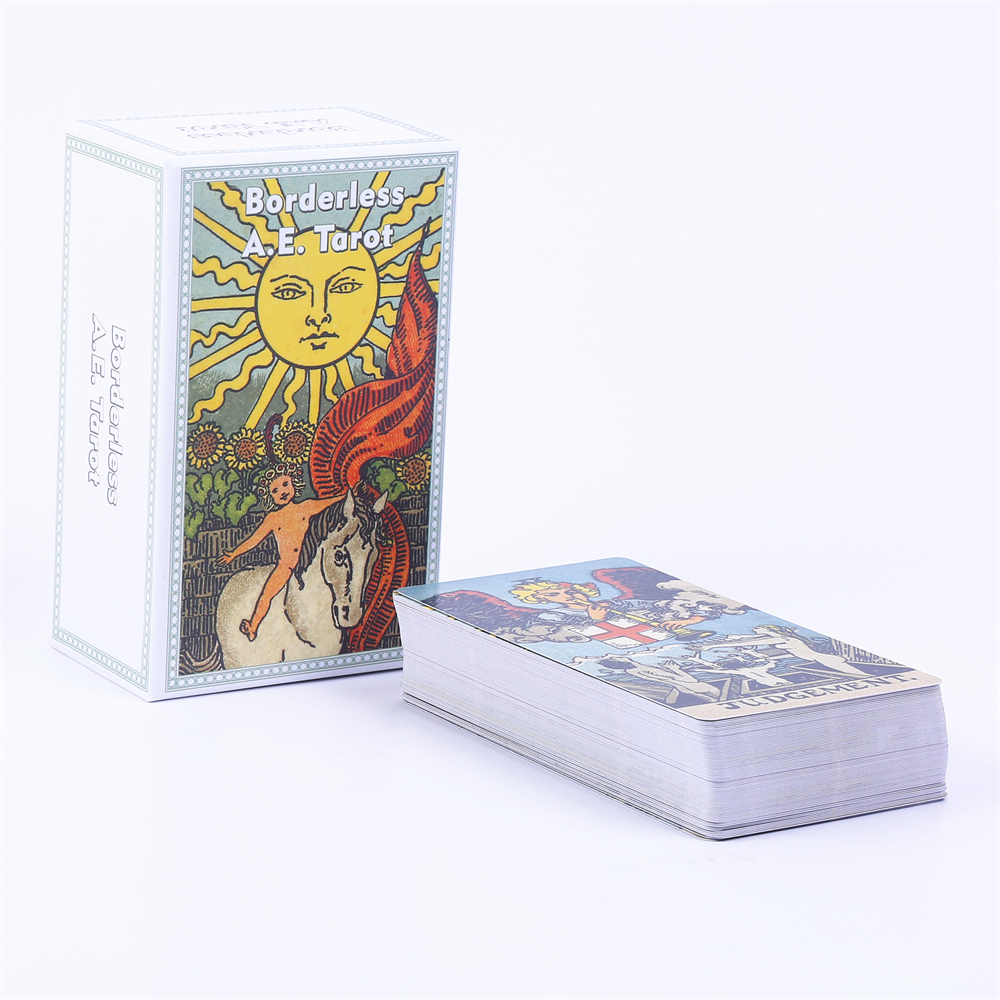 12*7 cm senza bordi AE Mazzo d - Tarot Deck With Guidebook recensione e prezzo