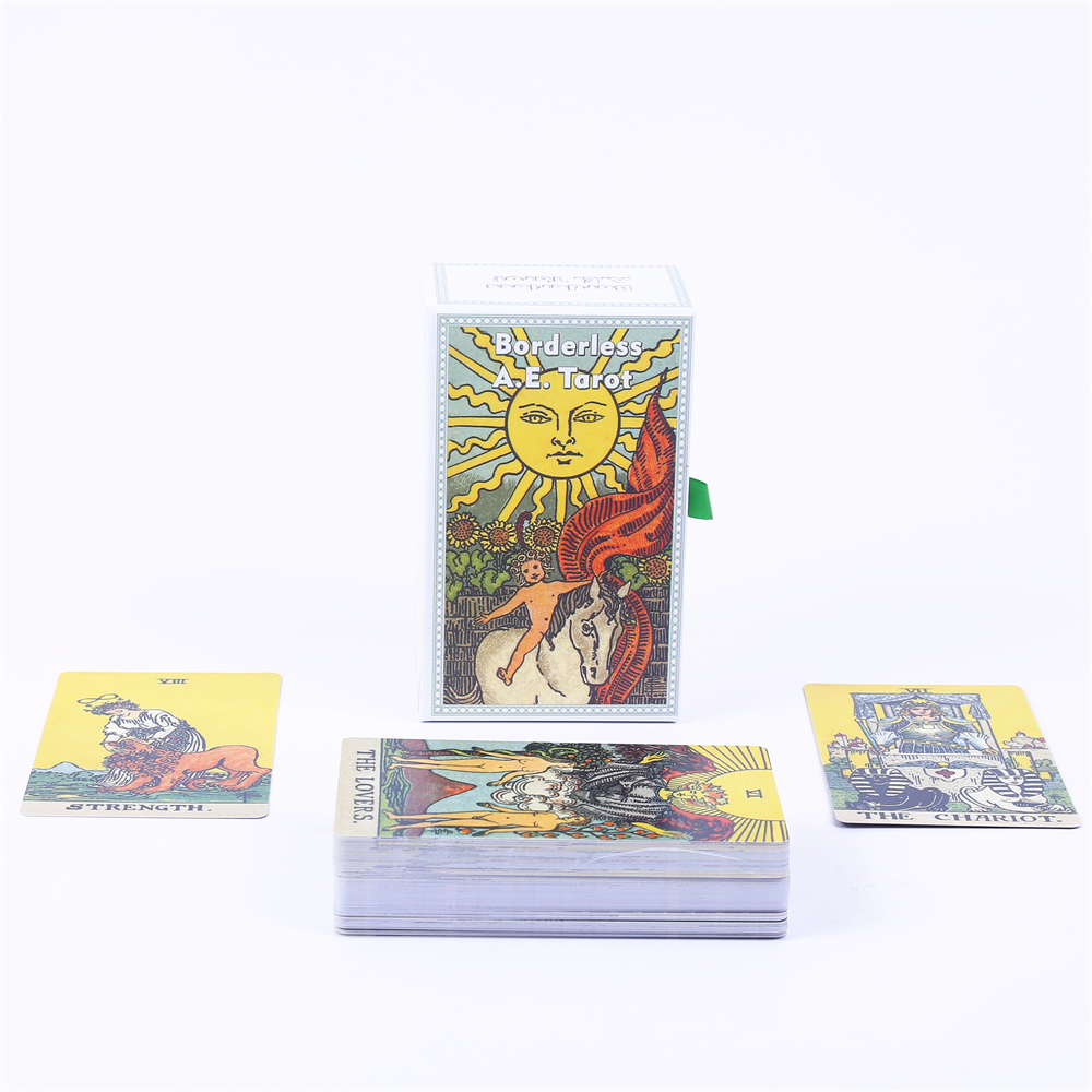 12*7 cm senza bordi AE Mazzo d - Tarot Deck With Guidebook recensione e prezzo