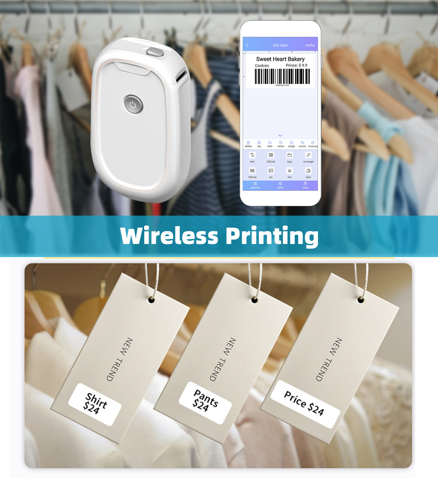 Macchina per etichettatrice po - Mini Pocket Thermal Printer Paper Roll recensione e prezzo