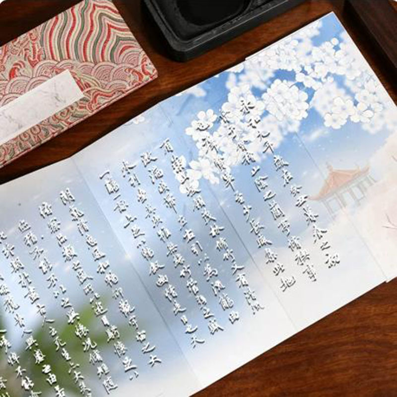 Album a fisarmonica in carta X - Chinese Calligraphy Practice Book recensione e prezzo