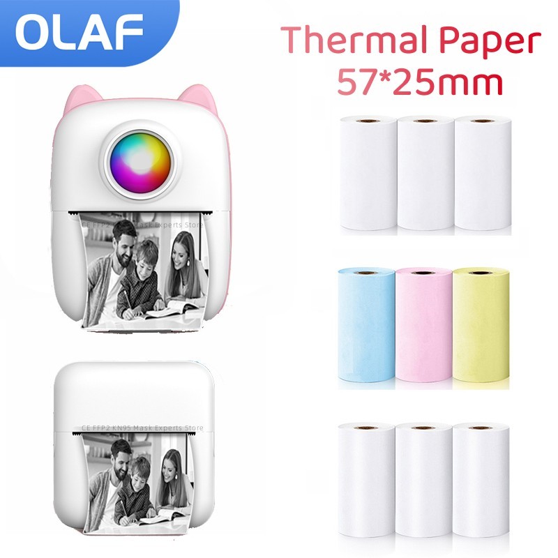 Rotoli di carta termica da 57  - Mini Pocket Thermal Printer Paper Roll recensione e prezzo