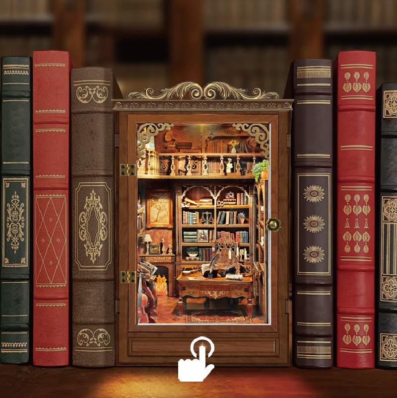 Scaffale per angolo di libri f - Diy Wooden Book Nook Kit Shelf Insert recensione e prezzo
