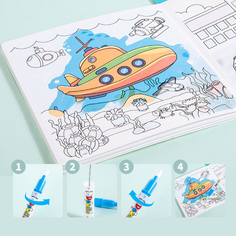 Libro magico Disegno ad acqua  - Reusable Water Magic Coloring Book recensione e prezzo